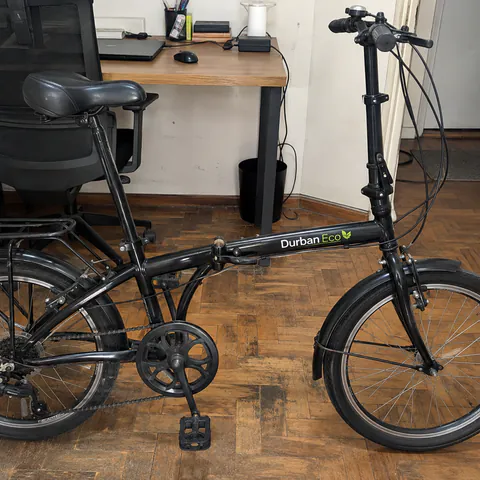 Foto do produto Bicicleta dobrável Durban Eco aro 20 disponível para troca no Unitrocas