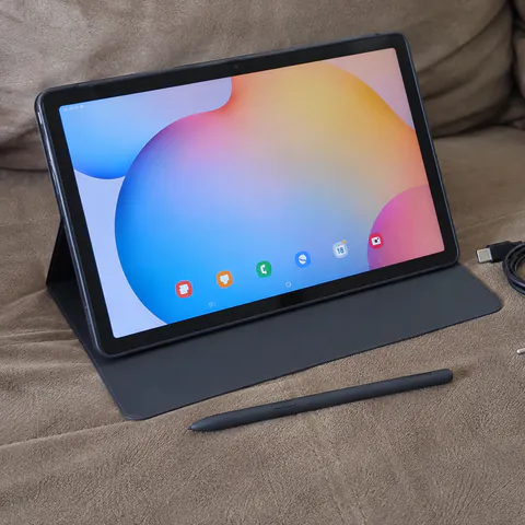 Foto do produto Samsung Galaxy Tab S6 Lite com S Pen disponível para troca no Unitrocas