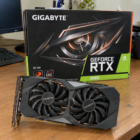 Foto do produto Placa de vídeo Gigabyte RTX 2060 OC de 6 GB disponível para troca no Unitrocas