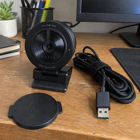Foto do produto Webcam Razer Kiyo Pro disponível para troca no Unitrocas