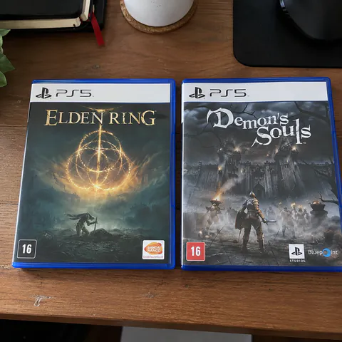 Foto do produto Elden Ring e Demon’s Souls para PS5 disponível para troca no Unitrocas
