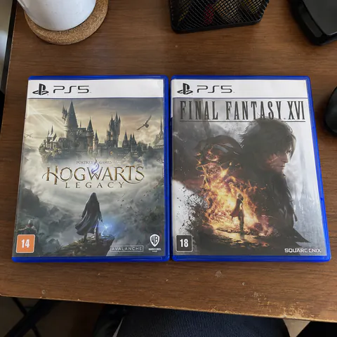 Foto do produto Hogwarts Legacy e Final Fantasy XVI para PS5 disponível para troca no Unitrocas