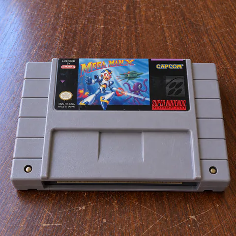 Foto do produto Cartucho Mega Man X para Super Nintendo disponível para troca no Unitrocas